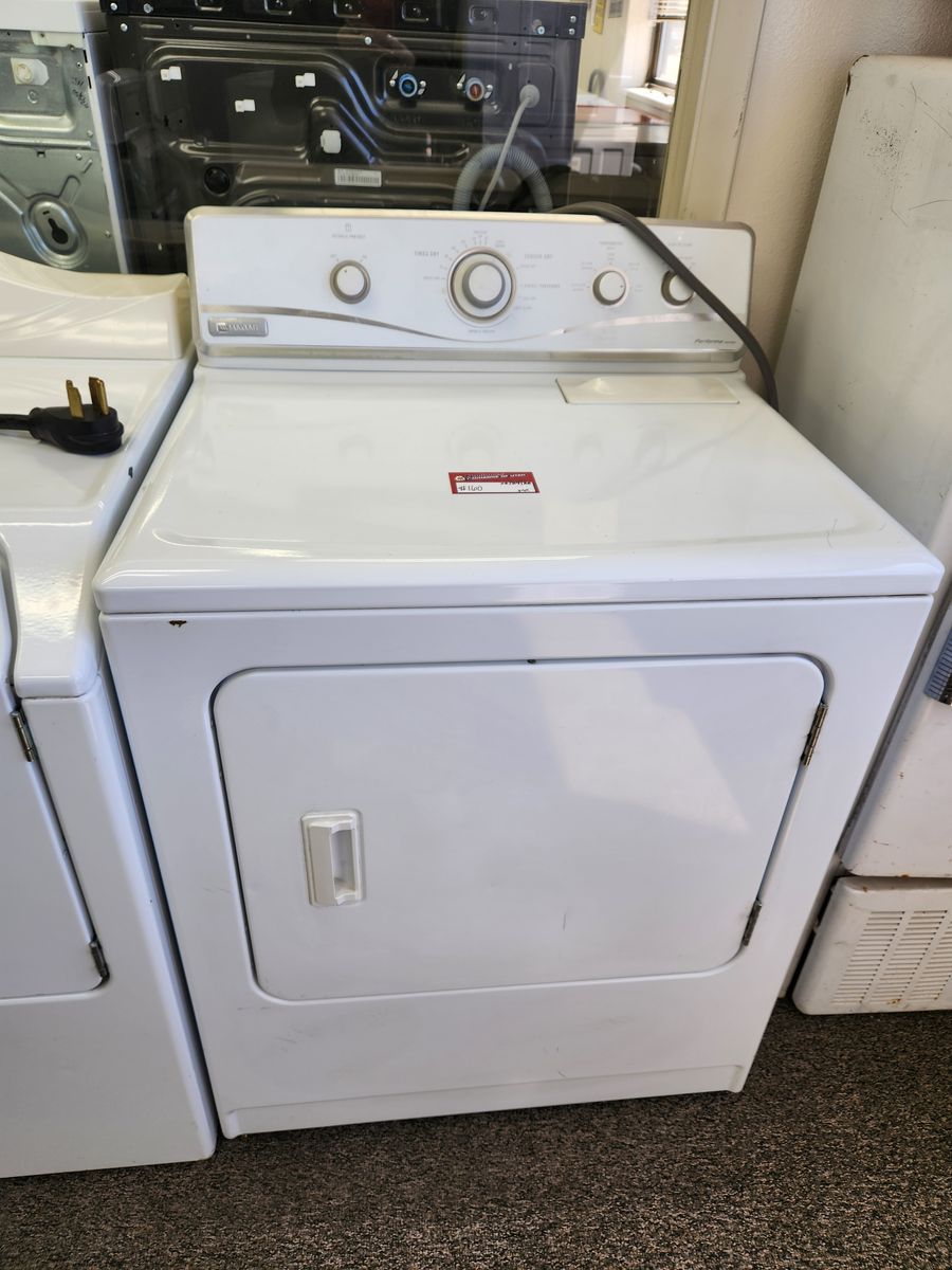 Maytag White Electric Dryer - Used, Good Condition