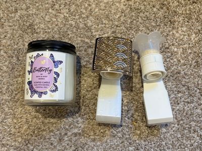Bath & Body Works Butterfly Scented Candle and Wallflowers Plug-Ins Lot