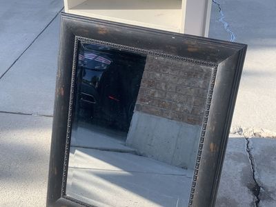 framed mirror - 1’ and a half by 2’