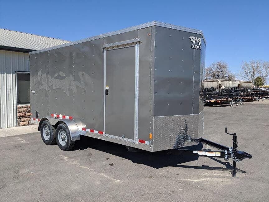 2026 Big 10 Cargo Trailers 7x16' Tandem Axle Enclosed Cargo Trailer 7K