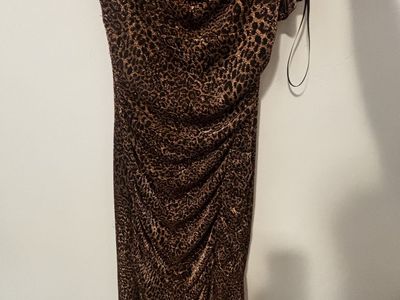 cheetah print dance dress