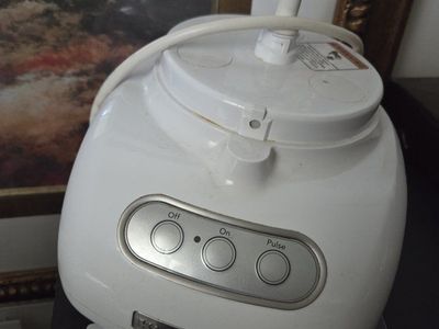 KitchenAid White Food Processor with Multiple Attachments