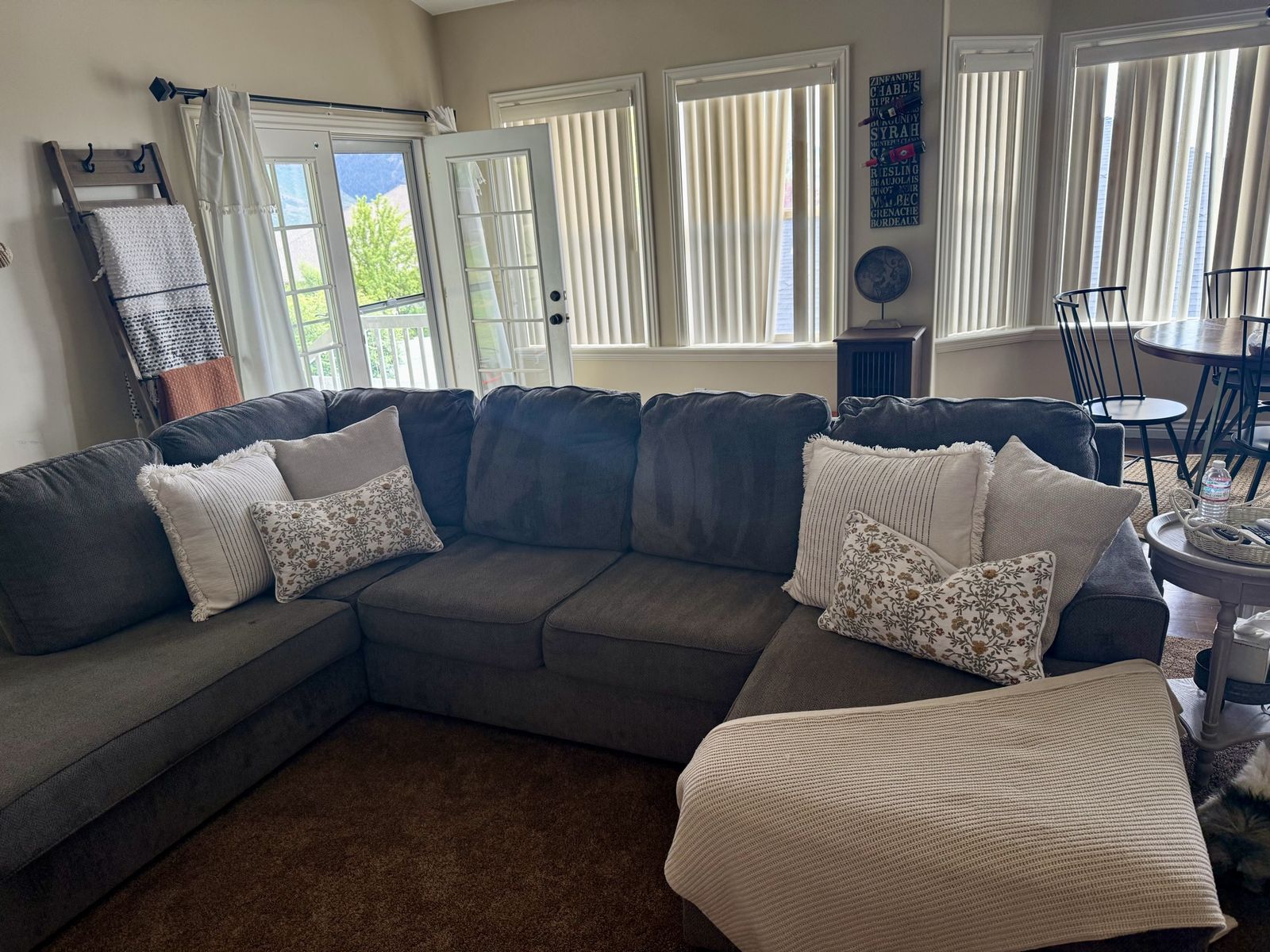 Grey sectional