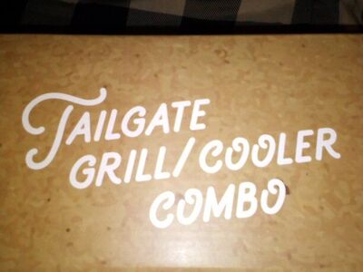 Charcoal Grill w/Cooler Combo