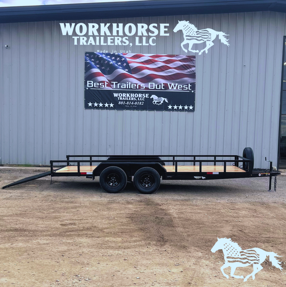 7x16 Workhorse Tandem Value Utility*SPARE TIRE INCLUDED*