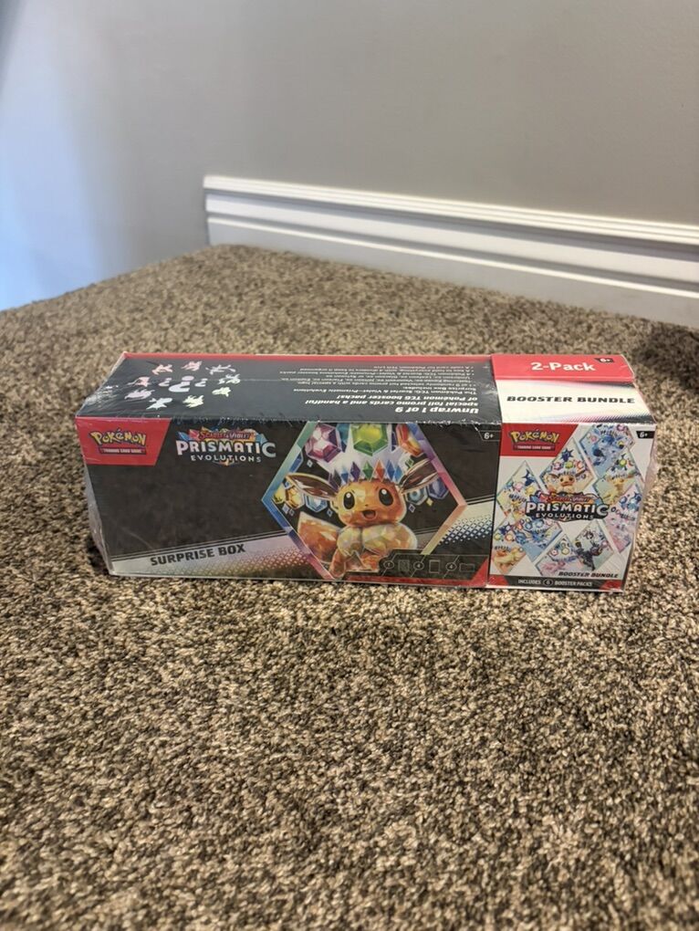 Prismatic Evolutions Suprise Box Pokemon