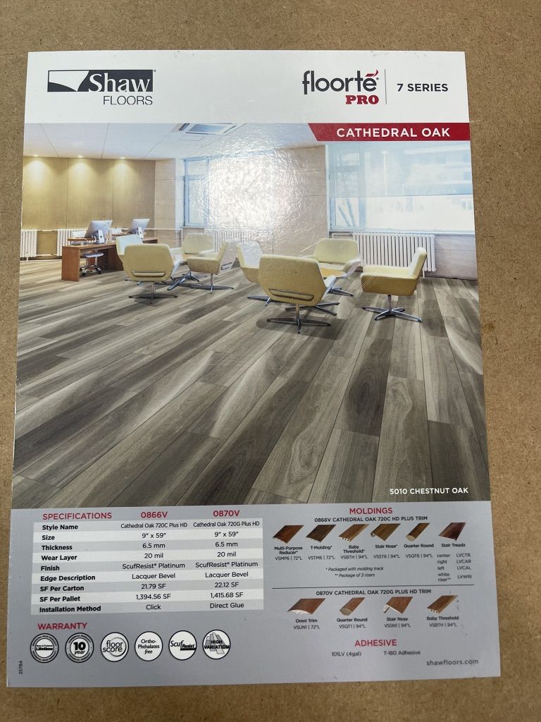 New LVP Aprox. 1400 Sq. ft
