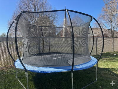 JoyBerri 12ft Outdoor Trampoline with Safety Enclosure - Excellent Condition