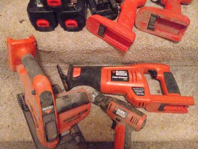 Black and Decker power tools