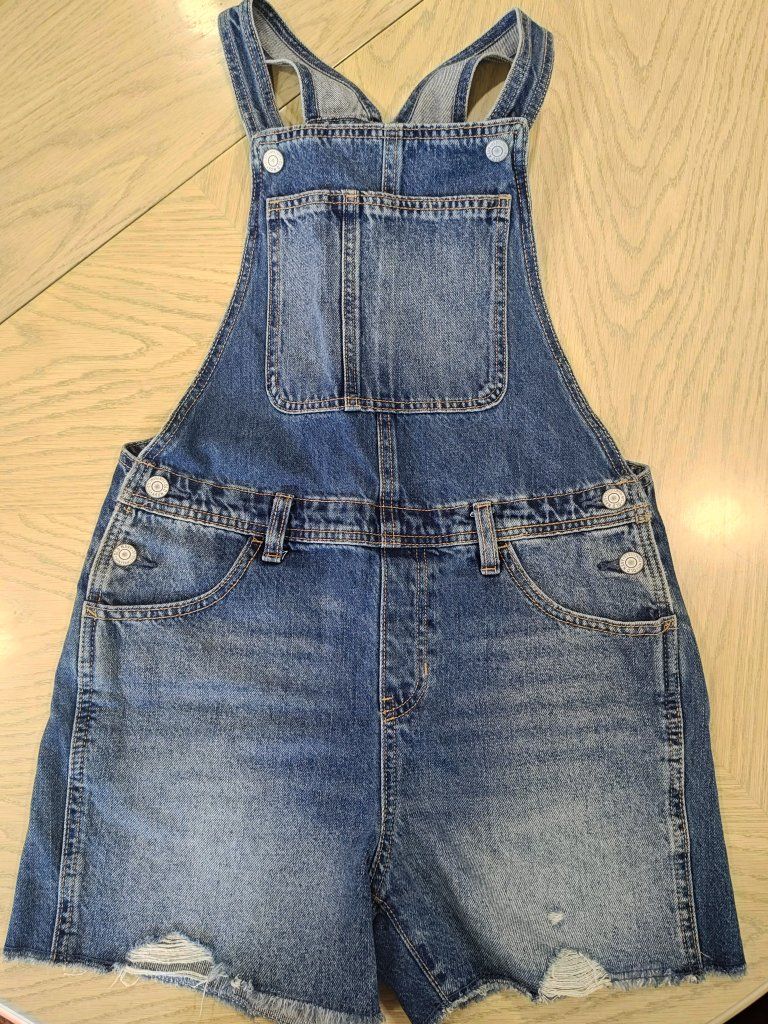 Old Navy Denim Shortalls - Size 14/16 (XL) Like New
