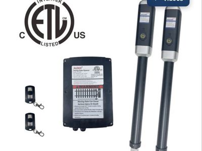 Aleko dual actuator swing gate opener