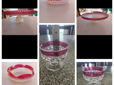 vintage indian glass pieces