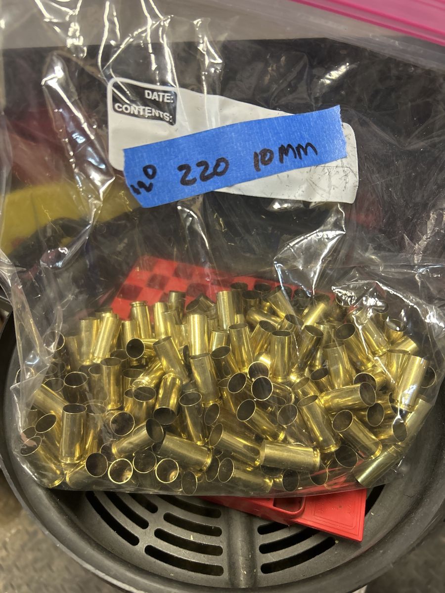10 mm once fired brass