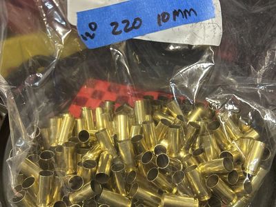 10 mm once fired brass