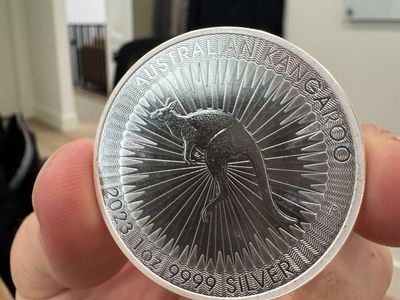2023 1 oz .9999 Silver Australian Kangaroo Coin - Perth Mint Bullion