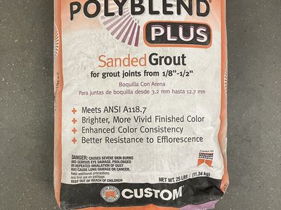 Polyblend Plus #381 Bright White 25 lb. Sanded Grout