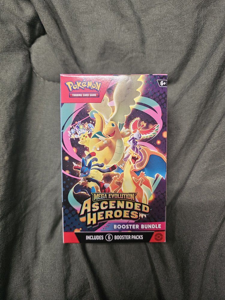 Pokemon TCG Mega Evolution Ascended Heroes Booster Bundle New Sealed