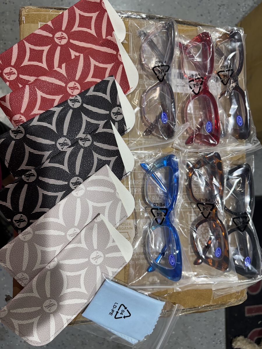 1 - 3.5 Multiplier 6Pack Cat Eye Womens Glasses