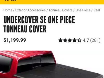Used Undercover SE Truck hard tonneau cover. $325.00