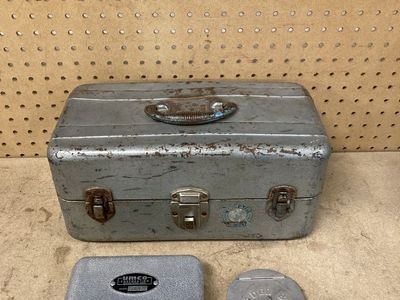 Vintage fishing tackle boxes