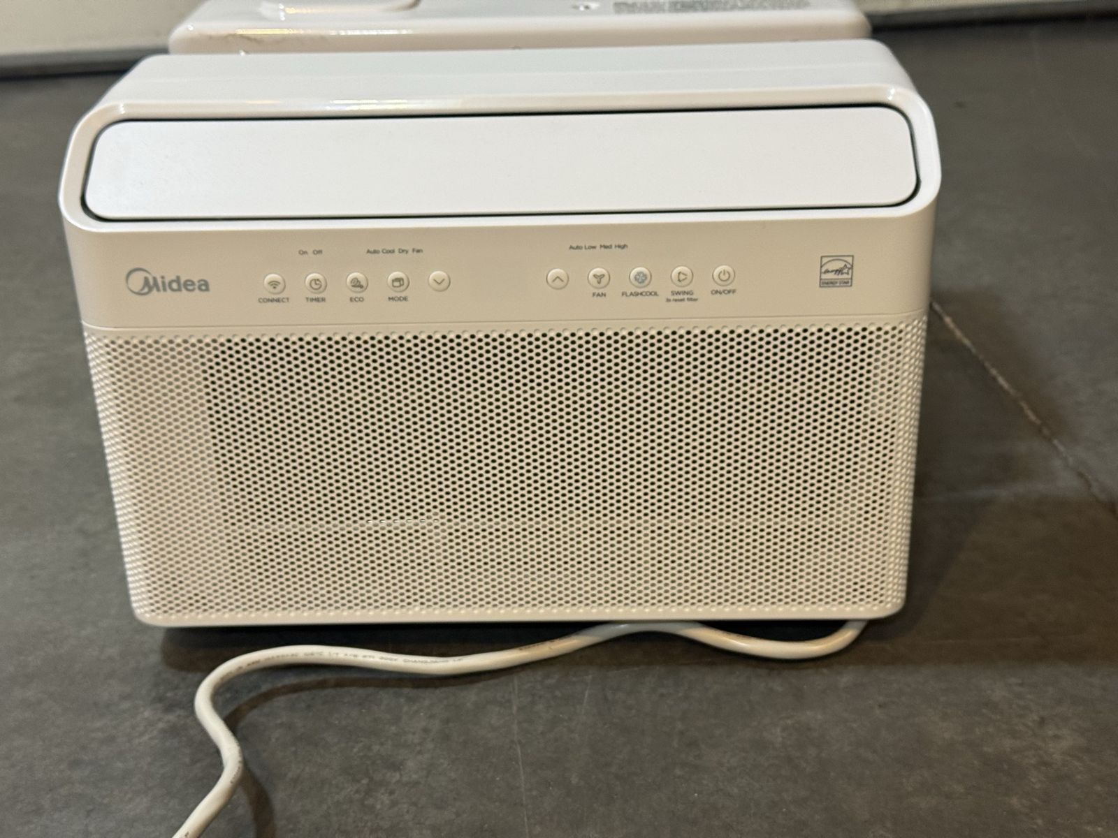 Midea 8,000 BTU U-Shaped Smart Inverter Window Air Conditioner - Works with Alexa/Google Assistant