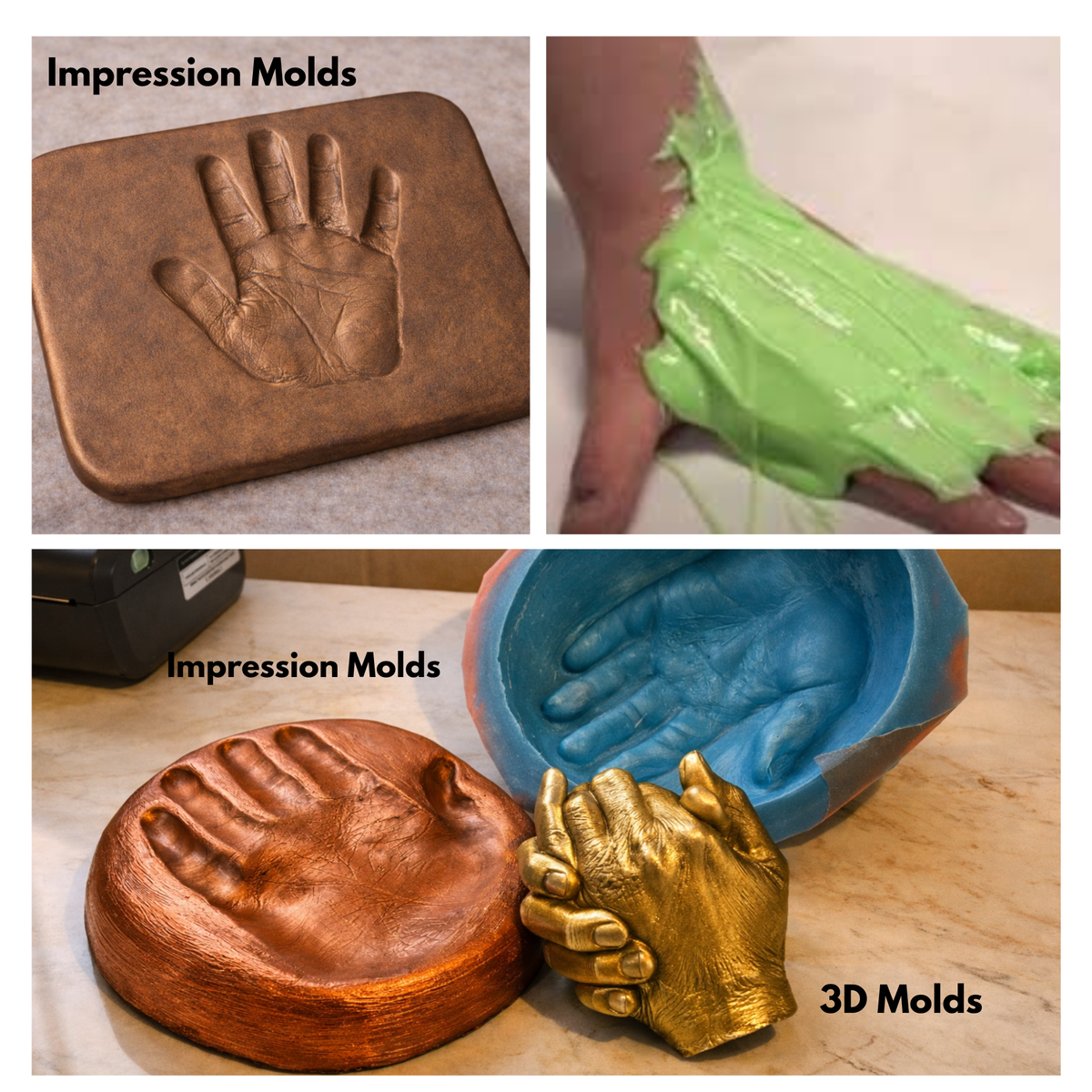 End of Life Memorial Hand Casting Service: Hospice, Home, Hospital Visits