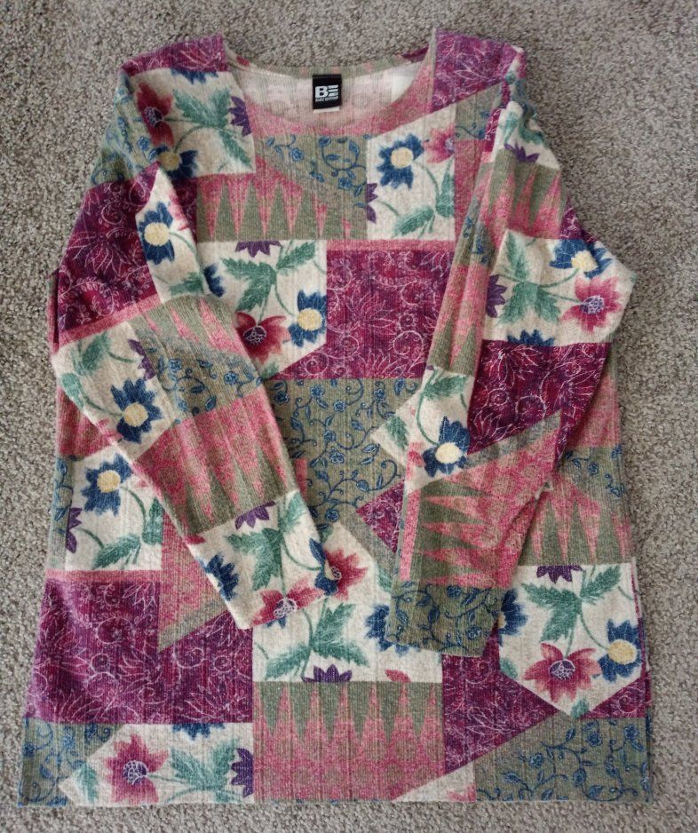 Ladies Long Sleeve Floral Top