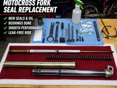 Dirt bike oil fork seal replacement service