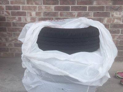 3 tires with low tread left 2/32-4/32 size 215/70R16