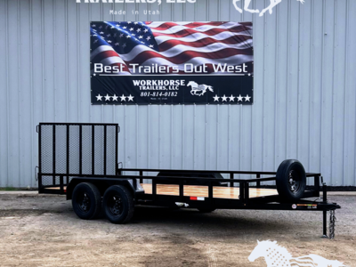 7x16' Workhorse Tandem Value Utility *SPARE TIRE INCLUDED*