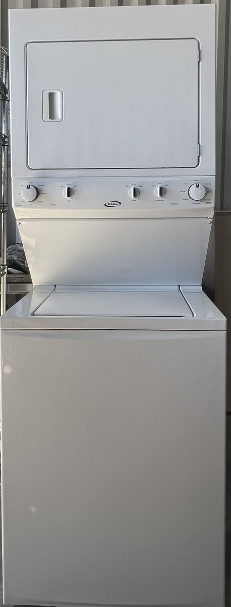 Crosley, Stacked Washer and Dry Unit.