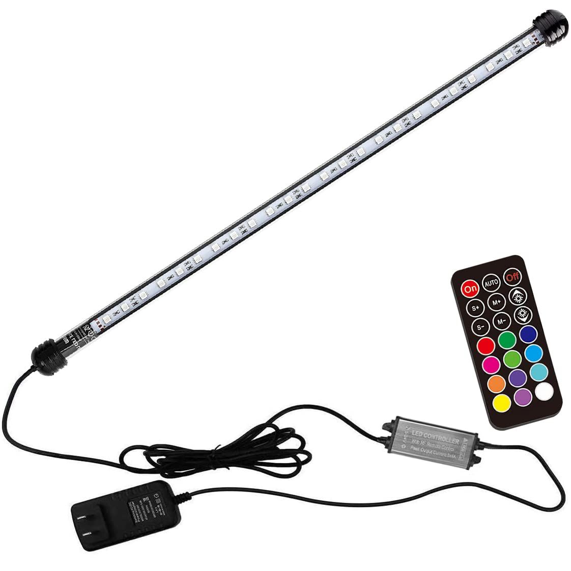 Aquarium Light, 23 inches Fish Tank Light RGB Color Underwater