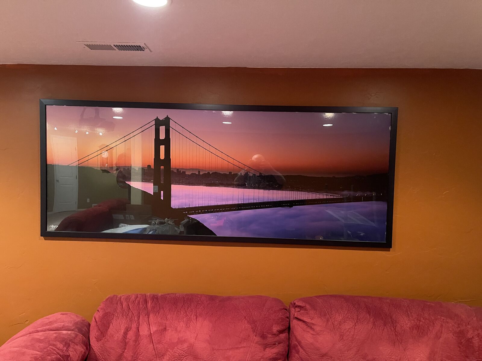 6' Long Limited Edition Golden Gate Bridge Picture