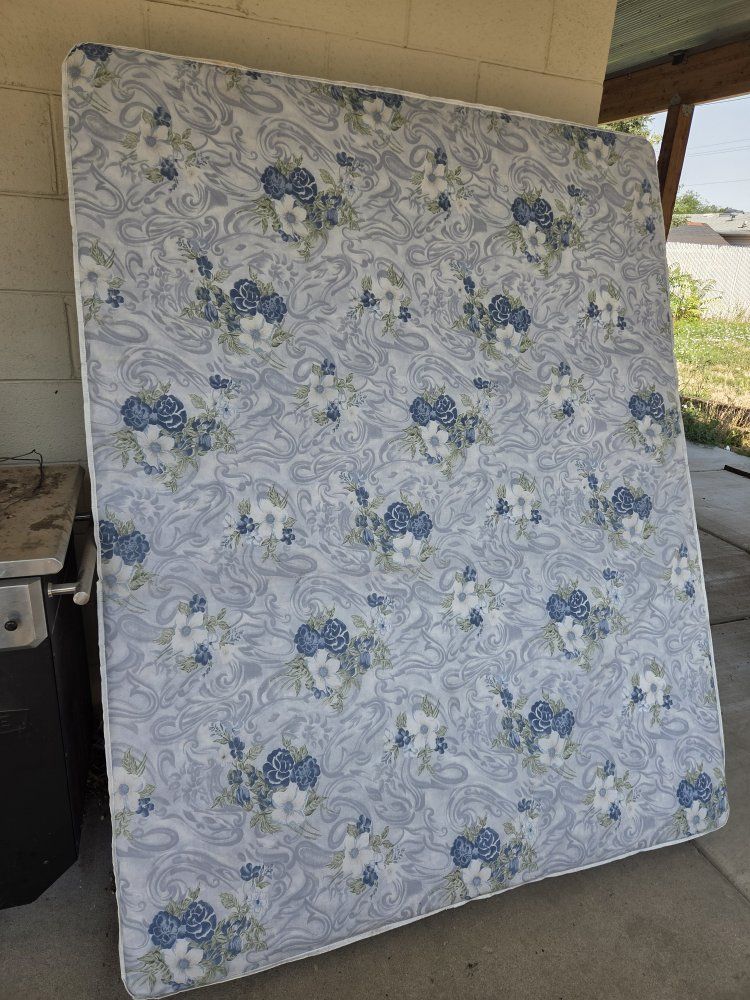 Short Queen trailer mattress. only been out on a handful of trips.