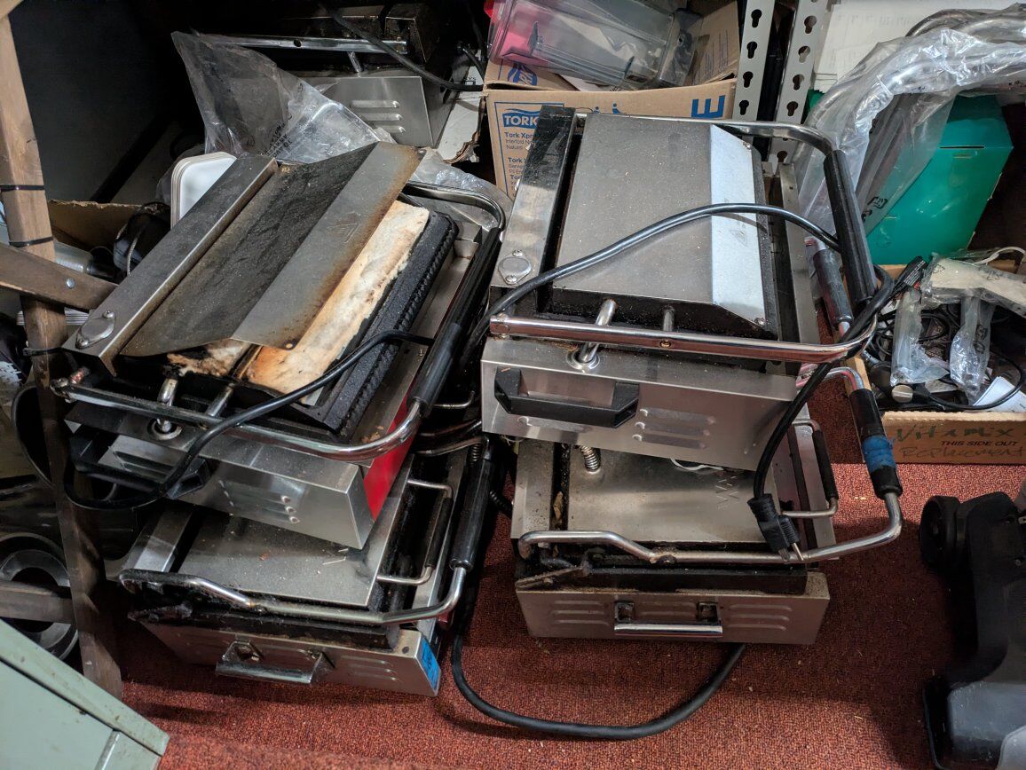 Four Commercial Kitchen Grills (In Need of Repair)