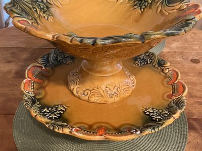 Vintage Deforest Dessert & Fruit Bowl Set