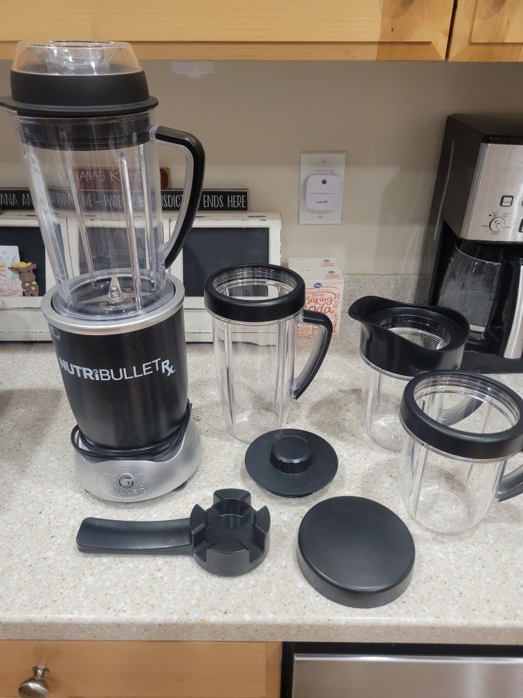 NutriBullet Rx Blender System with Multiple Cups and Lids