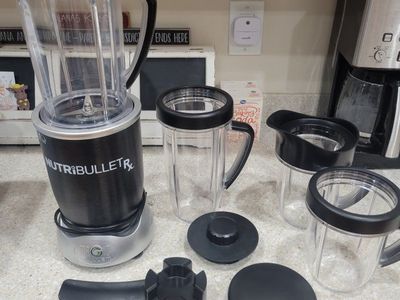 NutriBullet Rx Blender System with Multiple Cups and Lids