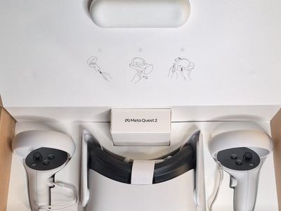 Meta Quest 2 VR Headset - Model KW49CM - White - Immersive Virtual Reality Experience