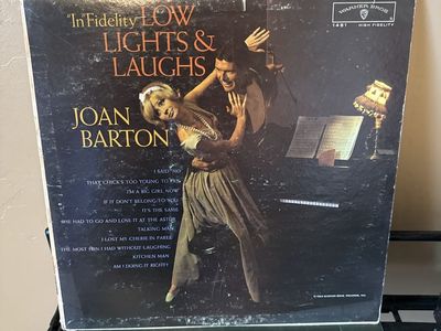 Joan Barton - Low Lights & Laughs Vinyl LP Warner Bros Records 1481 Monophonic