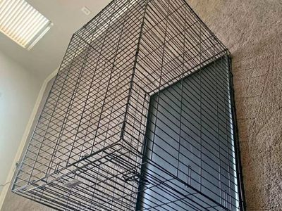 Large dog crate kennel folding wire type 36”