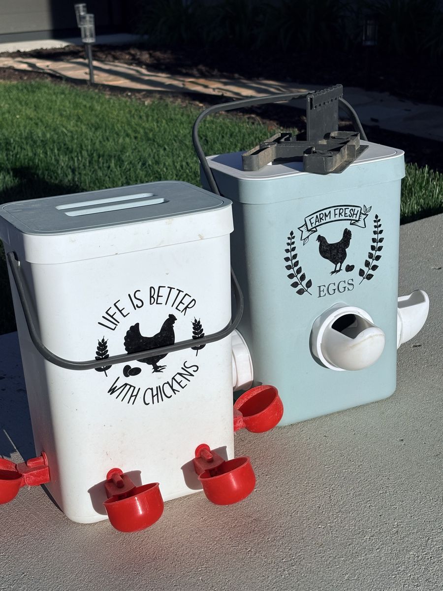 Chicken Feeder and Waterer