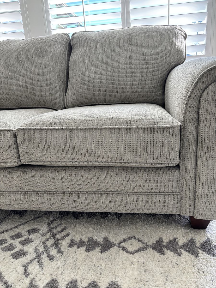 Vintage Oak high end new couch and loveseat