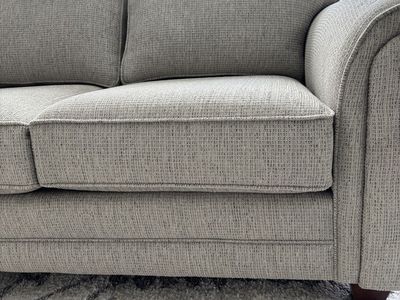 Vintage Oak high end new couch and loveseat