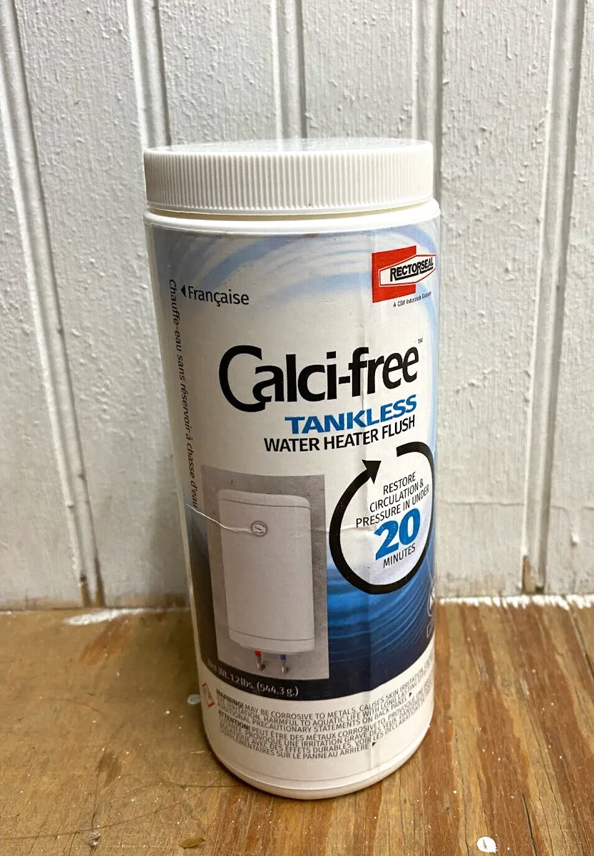 Rectorseal 68708 1.2 lb Calci-Free Tankless Water Heater Flush, Lot of 13