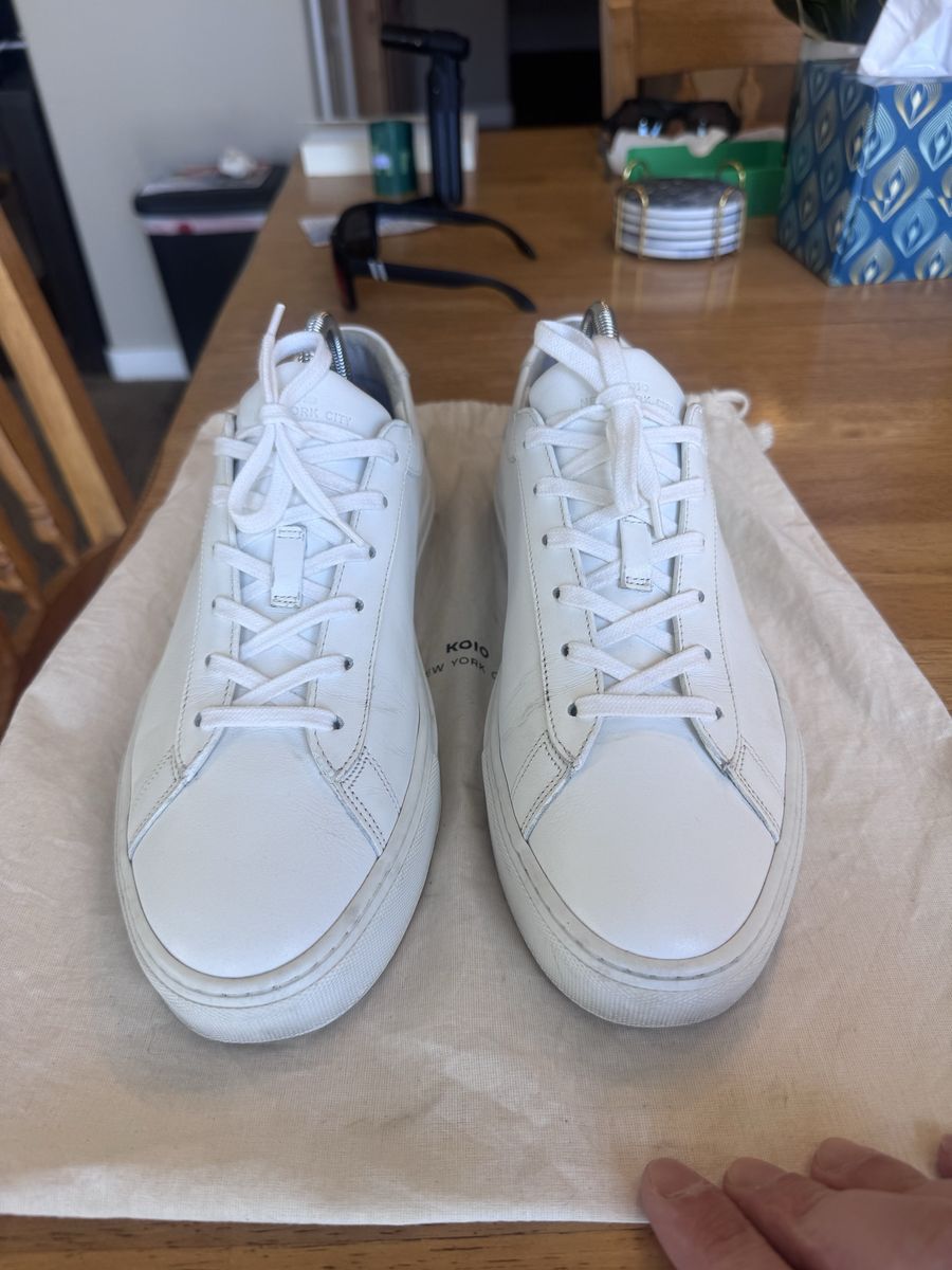 Koio Capri Leather Sneakers size 10