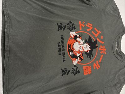 Dragon Ball Super Goku Graphic T-Shirt Charcoal Grey Wash XL