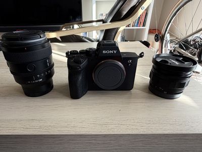 Sony Alpha a7 IV Mirrorless Camera Body + 50mm f/1.4 GM & Voightlander 35mm f/1.4 Lenses