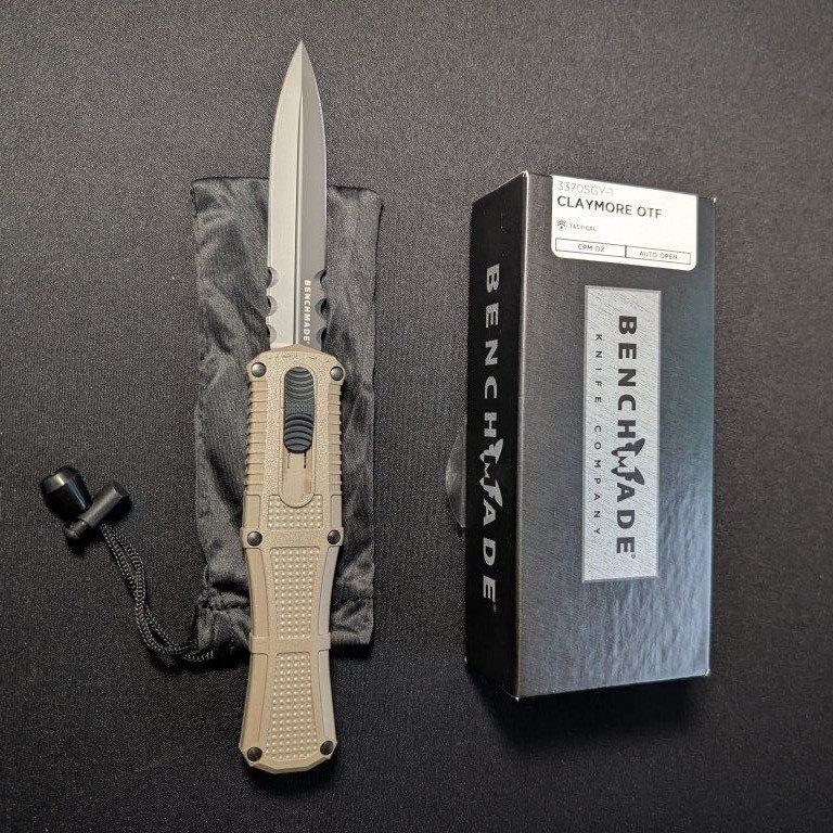 Benchmade Claymore OTF Knife | Ranger Green Grivory - NEW