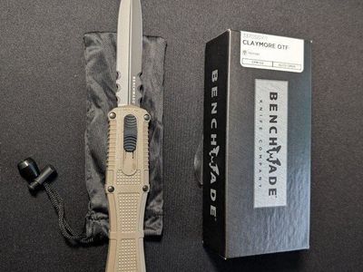 Benchmade Claymore OTF Knife | Ranger Green Grivory - NEW